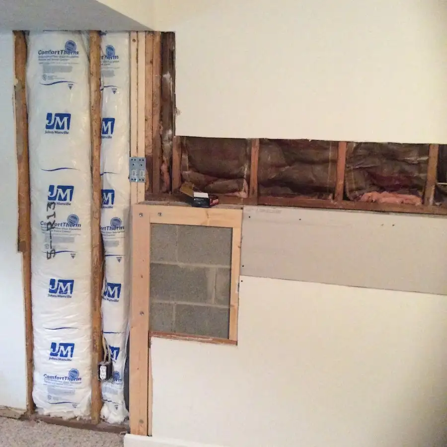 Wall insulation replacement during Structural Drying in City of Orange
